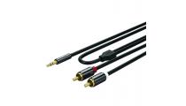 Audio kabelis ORICO, 3.5mm, M- 2x, RCA M, 1.5m